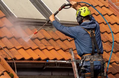 Démoussage et hydrofuge de toiture à Hochstatt